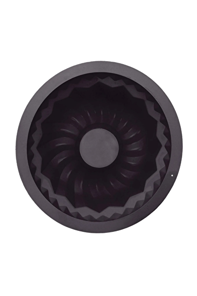 Kitchen Design Lab Silikon Büyük Model Kek Kalıbı Antrasit 23 CM