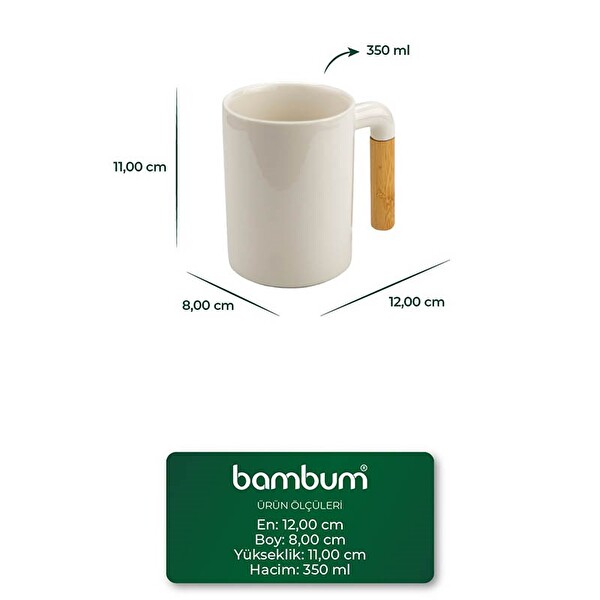 Bambum Aron Tekli Kupa Ve Kahve Bardağı