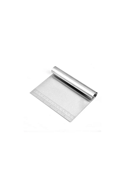 Kitchen Design Lab Pembe Silikon 45 CM x 65 CM Ölçülü Hamur Açma Matı - Çelik Hamur Kesme Spatulası