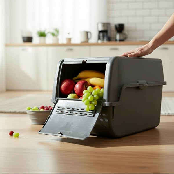 Technow Motek MT-40 S-Box 8 Litre Çok Amaçlı Organizer Düzenleyici Antrasit 2 Adet