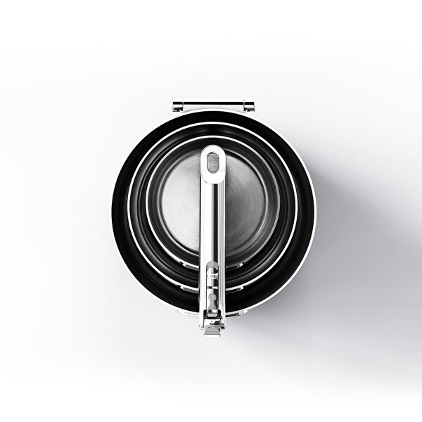 Joseph Joseph 1000031 Space 3 Katmanlı Paslanmaz Çelik 9 Parça Tencere Seti