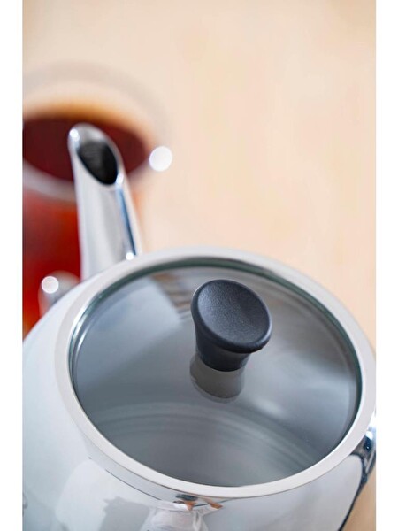 Acar Alvez Orta Boy Çelik Çaydanlık Takımı AR-08587