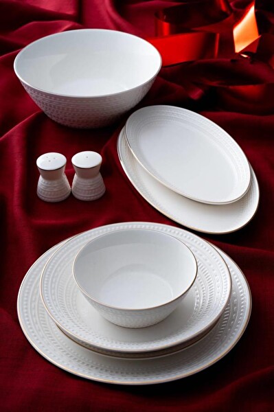 Acar Rienna Gold 29 Parça Yemek Takımı POR-07121