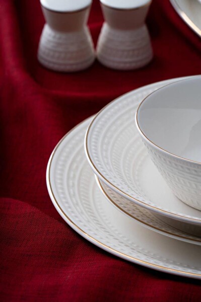 Acar Rienna Gold 29 Parça Yemek Takımı POR-07121