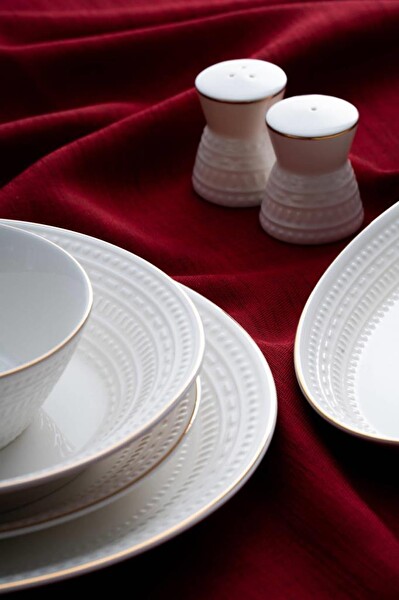 Acar Rienna Gold 29 Parça Yemek Takımı POR-07121