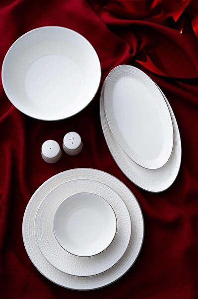 Acar Rienna Silver 29 Parça Yemek Takımı POR-07122