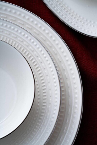 Acar Rienna Silver 29 Parça Yemek Takımı POR-07122