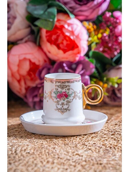 Acar Lenora 6 Kişilik Kahve Fincan Takımı MXG-07171