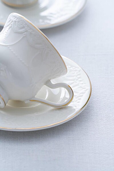 Acar Veronica Gold 6 Kişilik Kahve Fincan Takımı SYT-06060