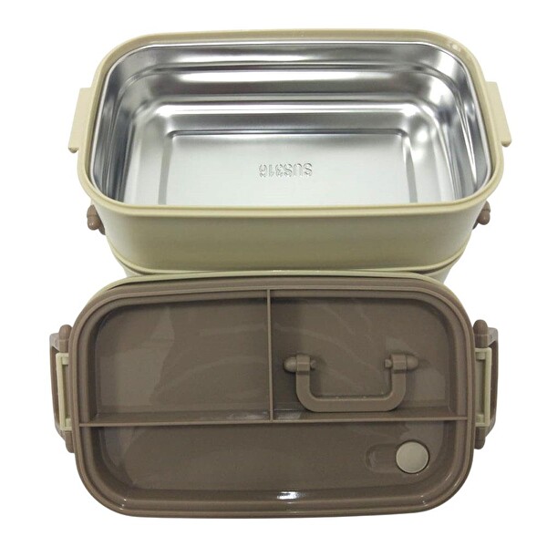 Cooker Çelik Hazneli İkili Taşıma - Saklama Kabı YK1559