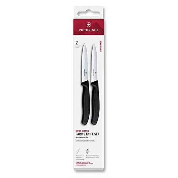 Victorinox 6.7793.2 Swiss Classic 2'li 10 CM Bıçak Seti - Siyah