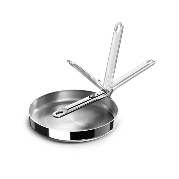 Joseph Joseph 1000025 Space 3 Katmanlı Paslanmaz Çelik 24 CM Kızartma Tavası