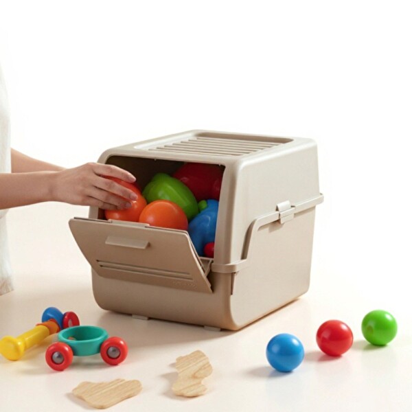 Technow Motek MT-40 S-Box 8 LT Çok Amaçlı Organizer Düzenleyici Bej 1 Adet