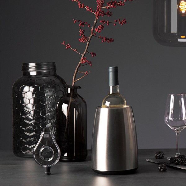 Vacu Vin 3649360 Aktif Soğutucu Elegant Paslanmaz Çelik Kutulu
