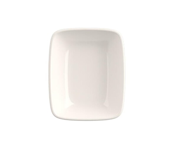 Tabak Evi Porselen Quadro Dikdörtgen Kayık Servis Tabagı 14 x 9.8 CM - 6 Parça