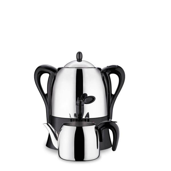 Korkmaz A341-15 Çaykolik Siyah Paslanmaz Demlik