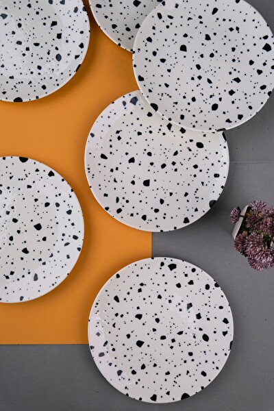 Tabak Evi Porselen Sidereal Pasta Tabağı 19.50 CM SD1 6 Kişilik 6 Parça