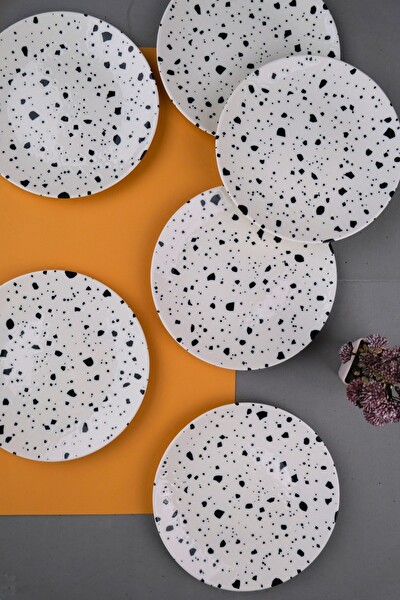 Tabak Evi Porselen Sidereal Pasta Tabağı 19.50 CM SD1 6 Kişilik 6 Parça