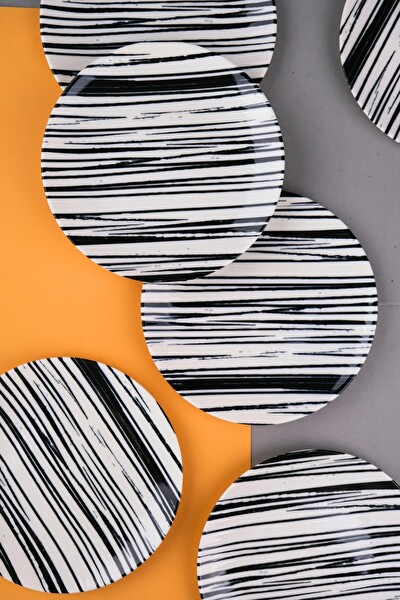 Tabak Evi Porselen Sidereal Pasta Tabağı 19.50 CM SD2 6 Kişilik 6 Parça