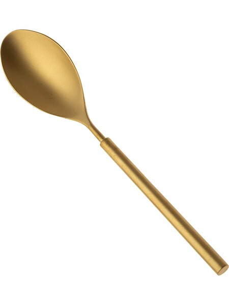 Jumbo 6000 Roller 12 Kişilik 84 Parça Mat Altın Çatal Kaşık Bıçak Takımı