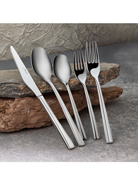 Jumbo 2300 Tokyo 60 Parça 12 Kişilik Çatal Kaşık Bıçak Seti