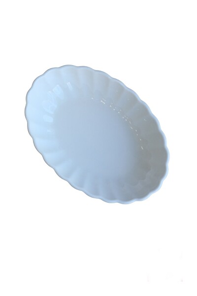 Kütahya Porselen BNLZF15OKS00 Bone Luz Krem Oval Kayık 14.5x10x3.5 CM 4'lü