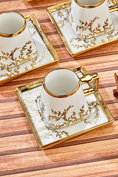 Cooker CKR3458 6 Kişilik 220 ML Porselen Çay ve Kahve Fincan Takımı