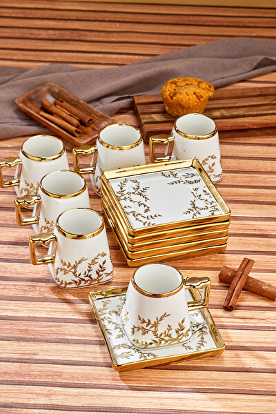 Cooker CKR3458 6 Kişilik 220 ML Porselen Çay ve Kahve Fincan Takımı