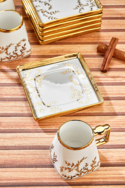 Cooker CKR3458 6 Kişilik 220 ML Porselen Çay ve Kahve Fincan Takımı