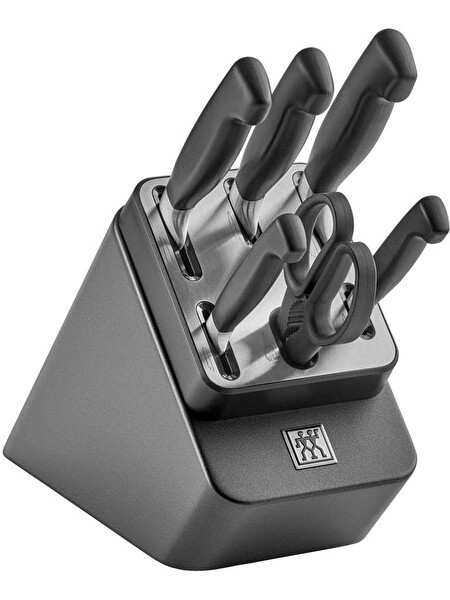 Zwilling Four Star Pro 7 Parça Dişbudak Ağacı Blok Bıçak Seti Kendinden Bilemeli - 351487000