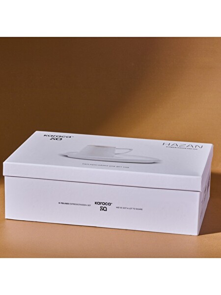 Karaca Hazan 6 Kişilik Kahve Fincan Takımı 80 ML