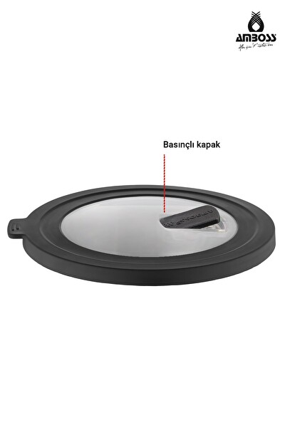 Amboss Nova 2 Parça Paslanmaz Çelik Saklama Kabı 16 CM