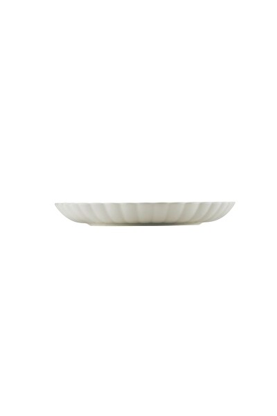 Kütahya Porselen Bone Luz Krem Pasta Tabağı 21 CM Tekli