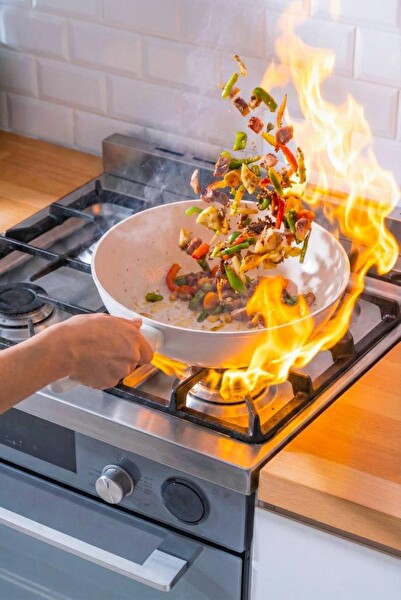 Acar BFT-08868 Ultimate İndüksiyonlu Pro Dövme 28 CM Wok Tava