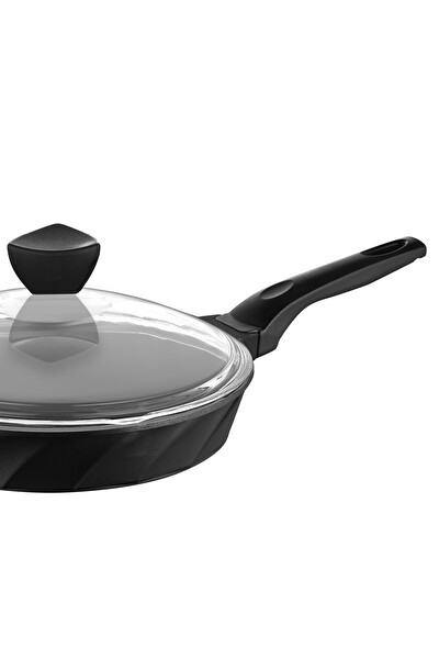 Amboss Vento Döküm Cam Kapaklı Tava 26x5 CM