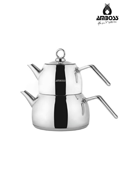 Amboss Viventea 4 Parça Paslanmaz Çelik Orta Boy Çaydanlık