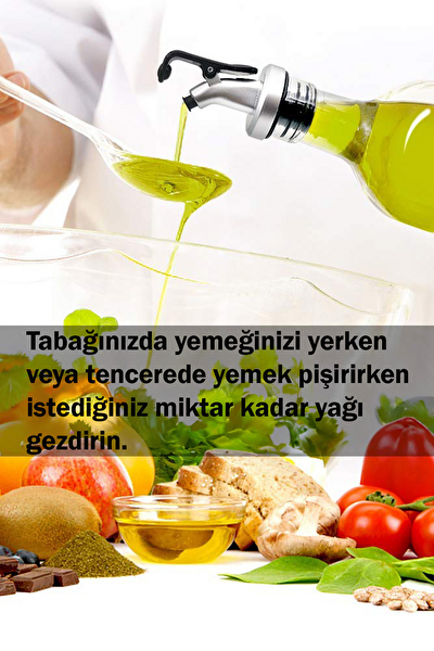 Mithra Life MIT1300 Damlatmaz Sızdırmaz Kapaklı Yağdanlık Sosluk Aparatı - 6 Adet