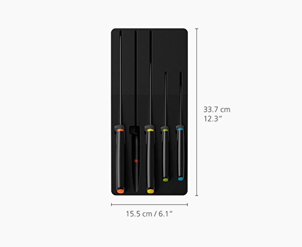 Joseph Joseph 10545 Elevate Store Renkli Bıçak Seti 5 Parça