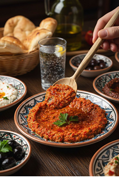 Kitchen Design Lab El Yapımı Zeytin Ağacı Servis Kaşığı - 23 ve 27 CM Doğal Ahşap 2 Adet