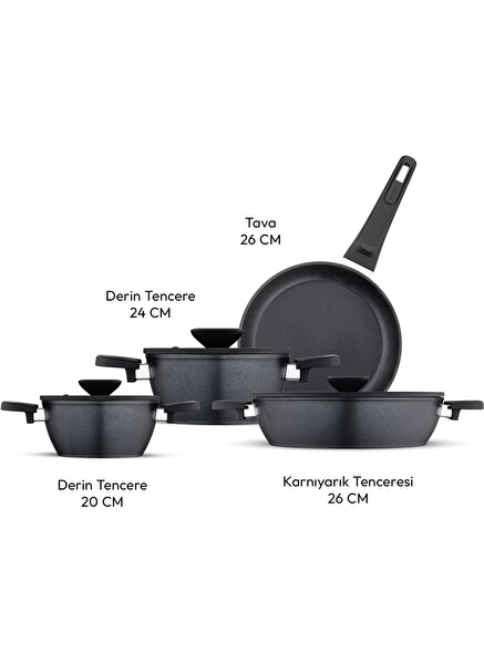 Emsan Diamente 7 Parça Tencere Seti
