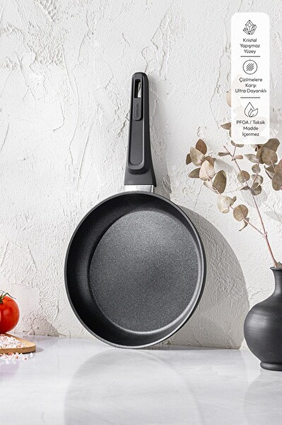 Emsan Diamente Tava 24 CM Siyah