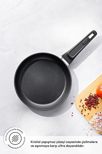 Emsan Diamente Tava 24 CM Siyah