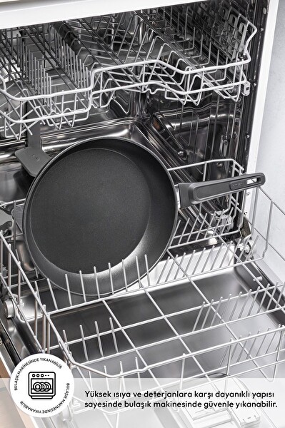 Emsan Diamente Tava 24 CM Siyah