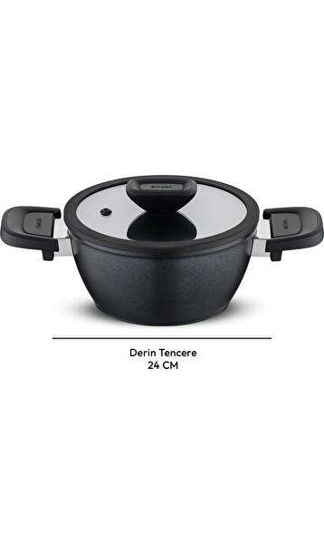 Emsan Diamente Derin Tencere 24 CM