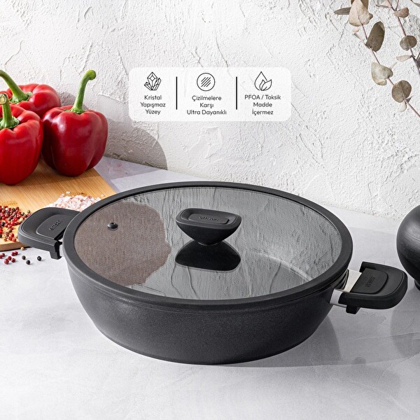 Emsan Diamente Karnıyarık Tenceresi 30 CM