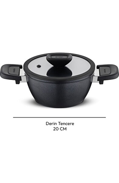 Emsan Diamente Derin Tencere 20 CM