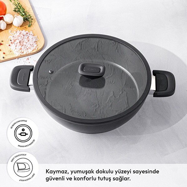 Emsan Diamente Karnıyarık Tenceresi 24 CM