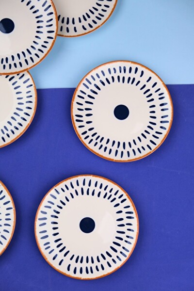 Tabak Evi Porselen Spotty Pasta Tabağı 19.50 CM SP3 6 Kişilik 6 Parça