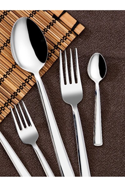 Cooker Milas 60 Parça Paslanmaz Çelik Çatal Kaşık Seti CKR2185