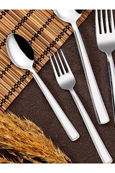 Cooker Milas 60 Parça Paslanmaz Çelik Çatal Kaşık Seti CKR2185